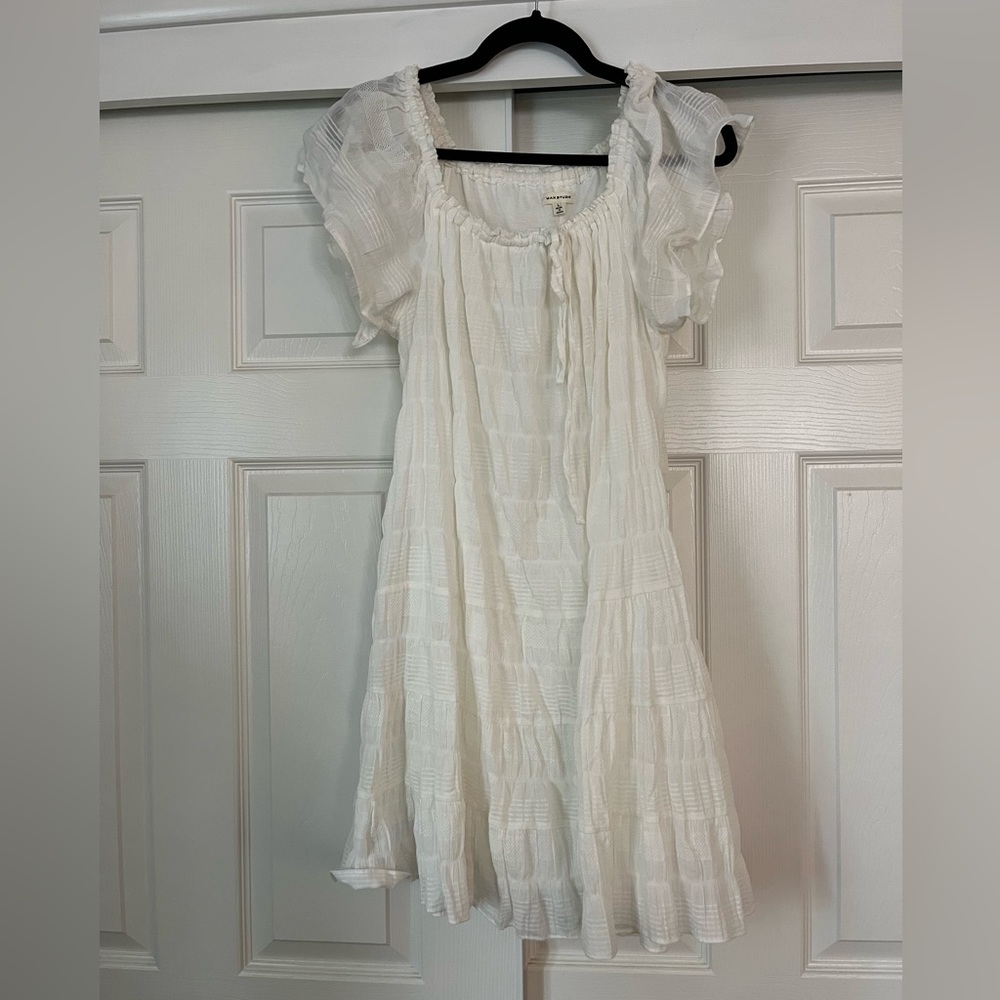 L Max Studio White Dress